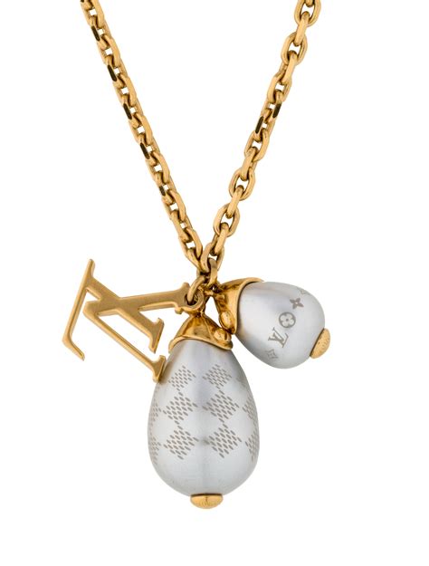 v louis vuitton necklace|louis vuitton pearl necklace.